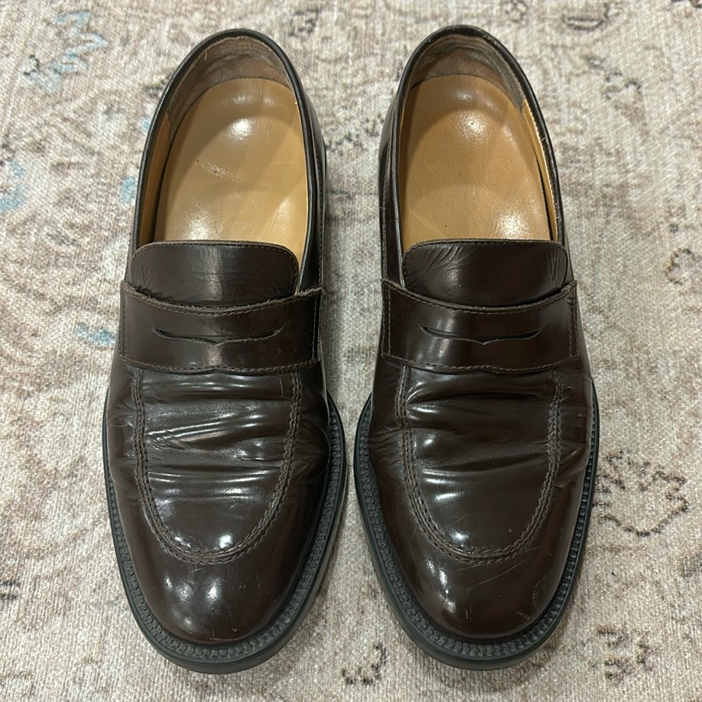 Tod’s Men’s brown leather loafers